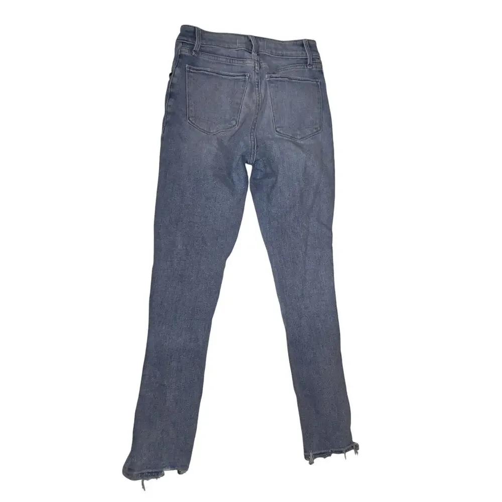 Abercrombie & Fitch Curve Love High Rise Super Skinny Jeans Size 23 - Like New - Picture 3 of 4